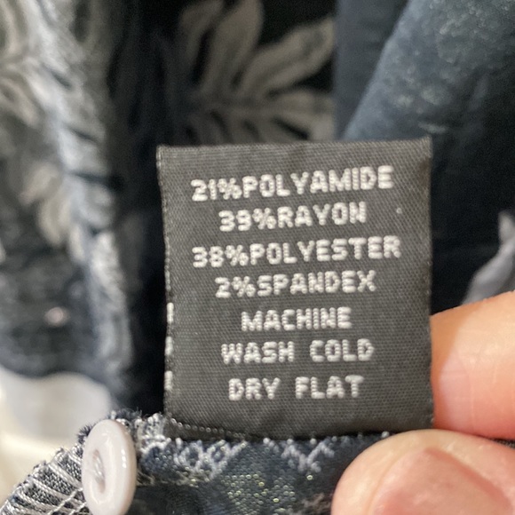 Anthropologie Lapis skirt dress boho batik print elasticized waist top one size - Picture 4 of 5